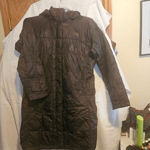 The North Face Chocolate Brown Puffer Coat